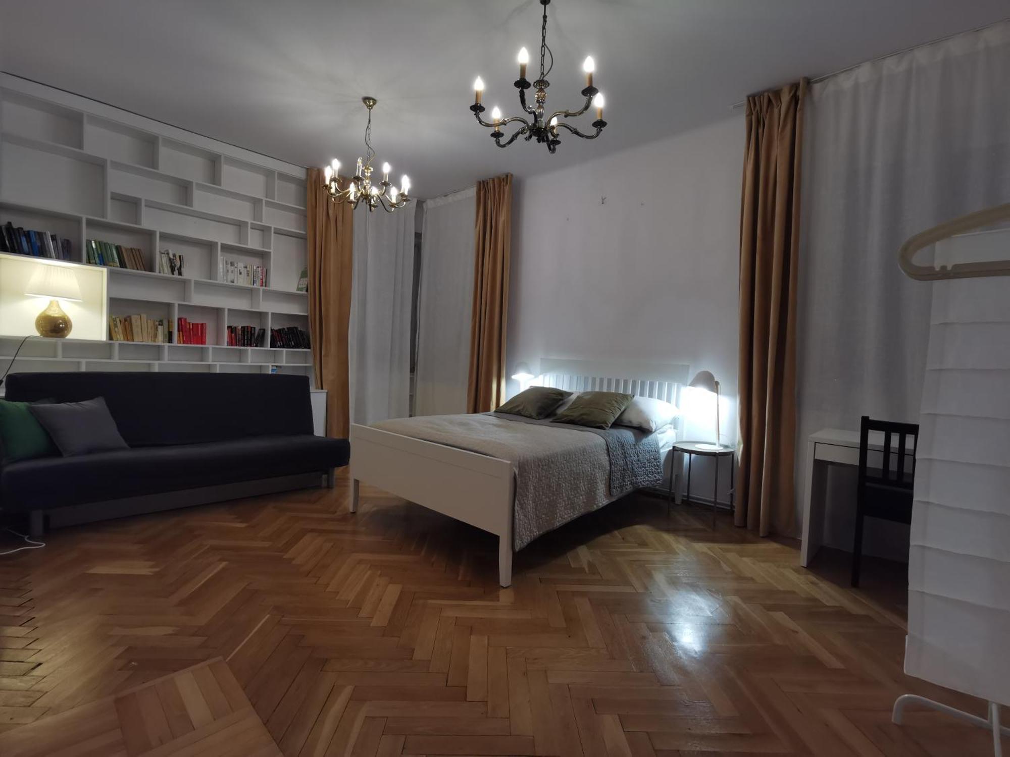 Cozy Spacious Apartment With Balcony Krakow Exterior photo